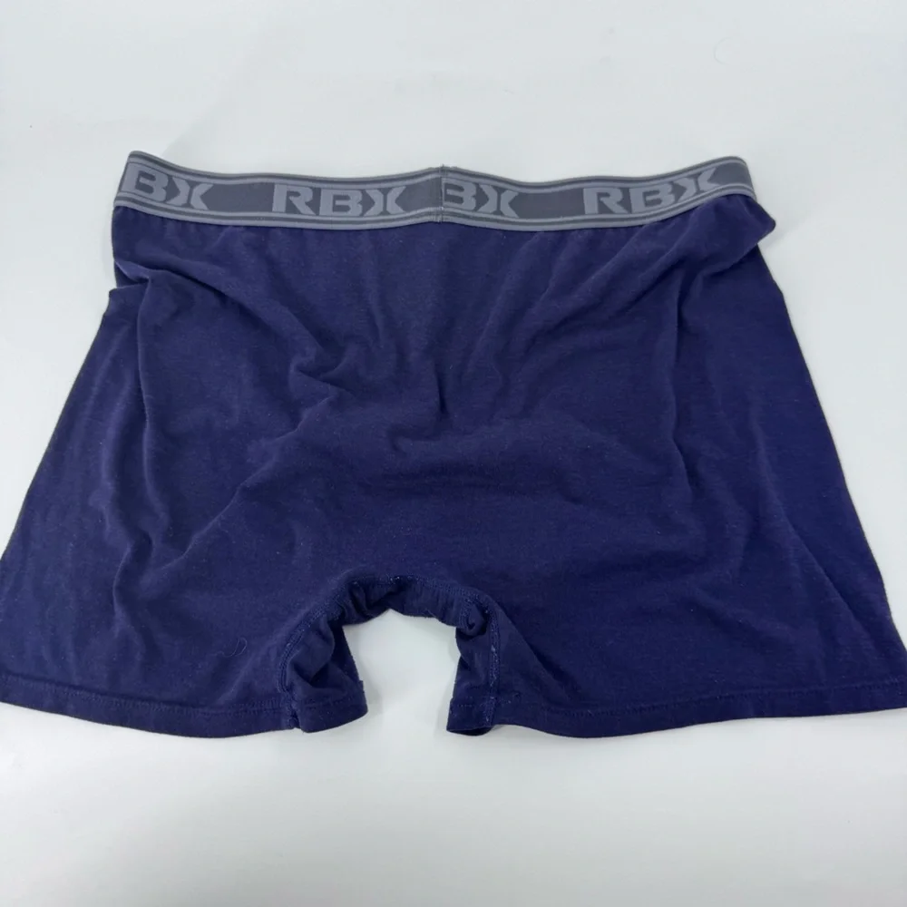 RBX Dark Blue Boxer Briefs‎ with Gray Waistband